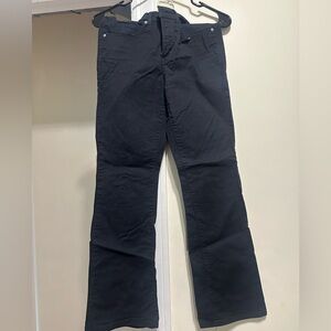 Black Straight-Leg Pants